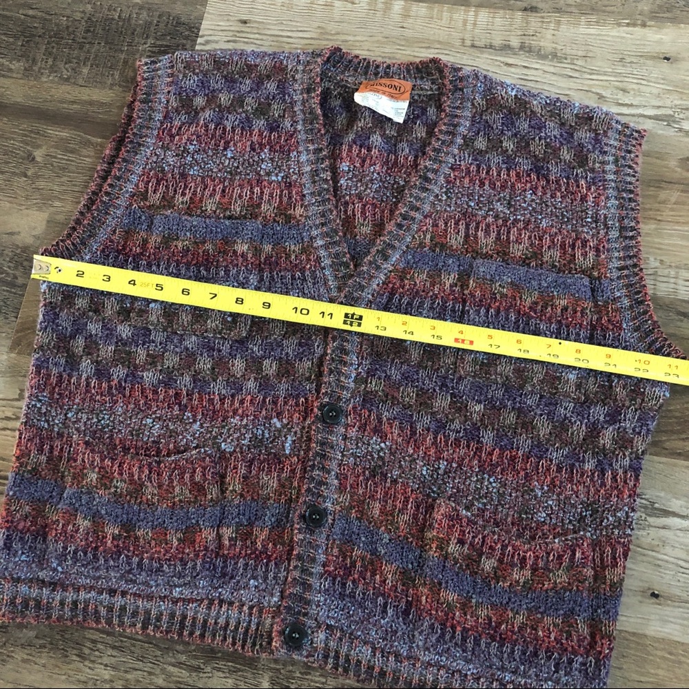 Vintage Missoni sweater vest wool & mohair - Picture 4 of 7